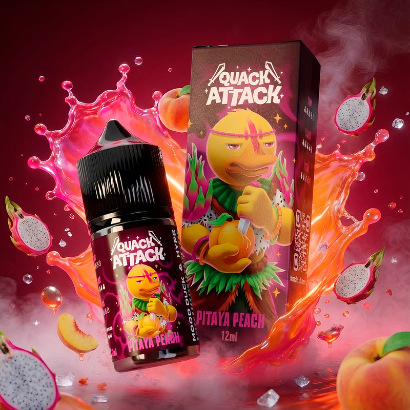Набор Quack Attack Pitaya Peach, 30 мл