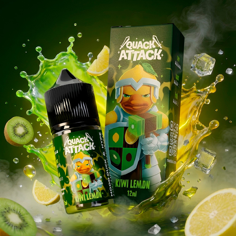 Набор Quack Attack Kiwi Lemon, 30 мл