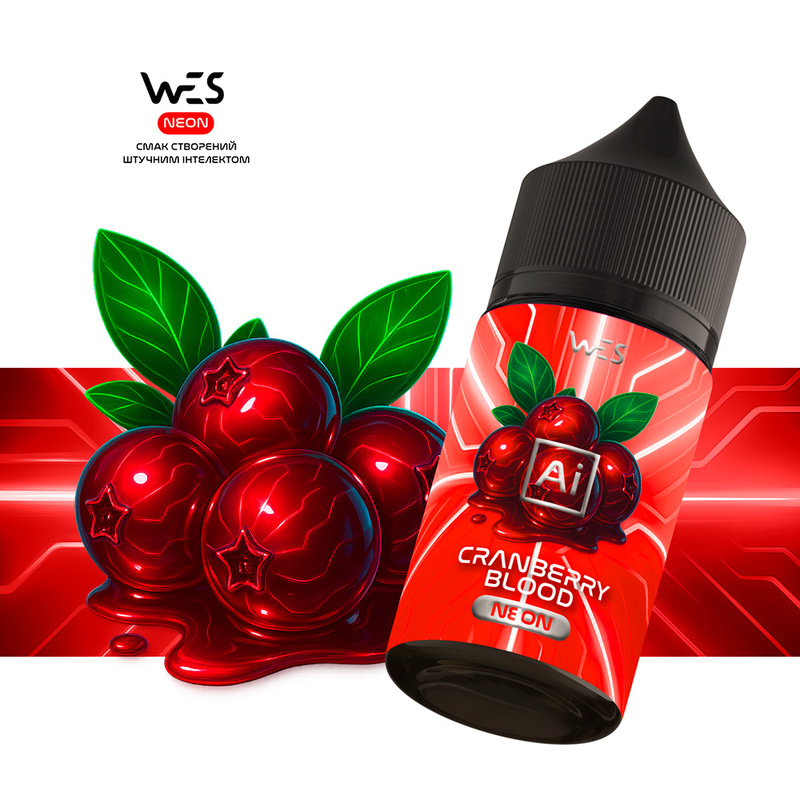 Набор WES AI Neon Cranberry Blood, 30 мл