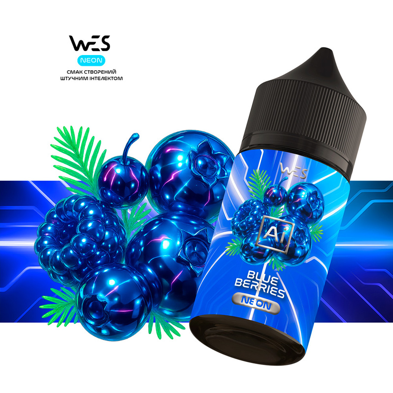 Набір WES AI Neon Blue Berries, 30 мл