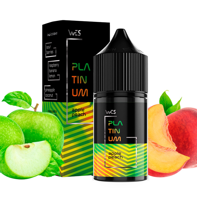 Набор WES Platinum Apple Peach, 30 мл