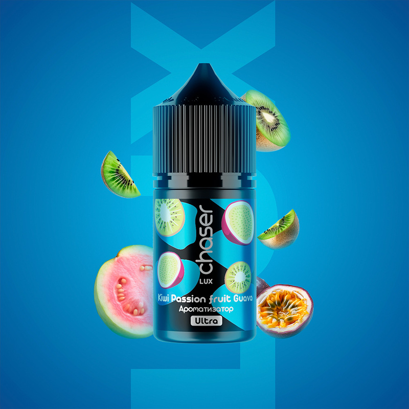 Набір Chaser LUX Kiwi Passion fruit Guava, 30 мл