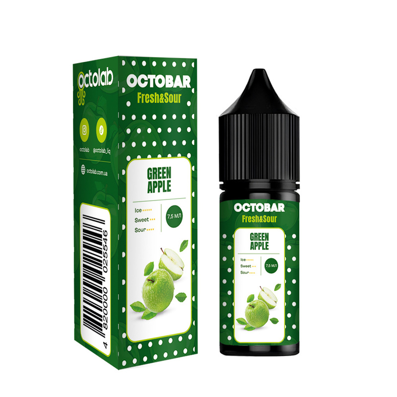 Набор Octobar Fresh Sour Green Apple, 15 мл