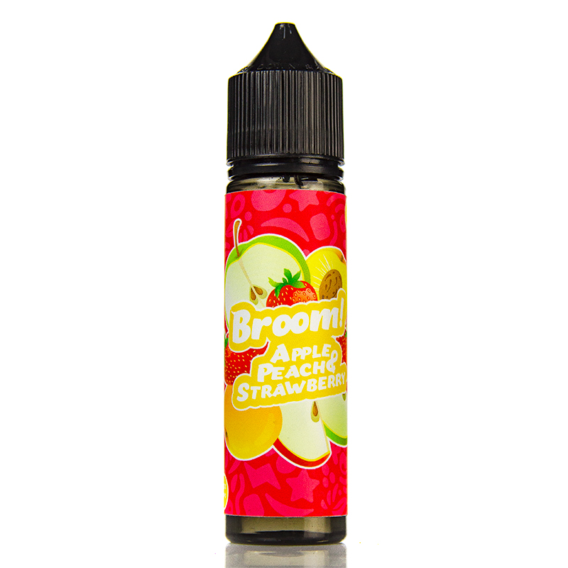 Жидкость Broom! Apple Peach Strawberry, 60 мл