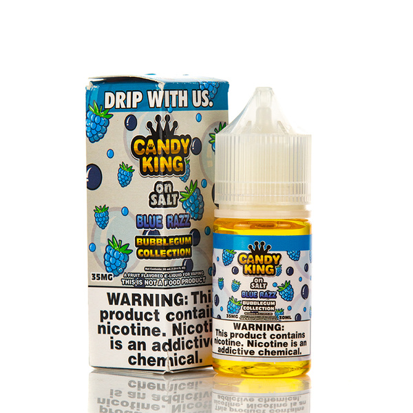 Жидкость Candy King Bubblegum Collection On Salt - Blue Razz, 30 мл
