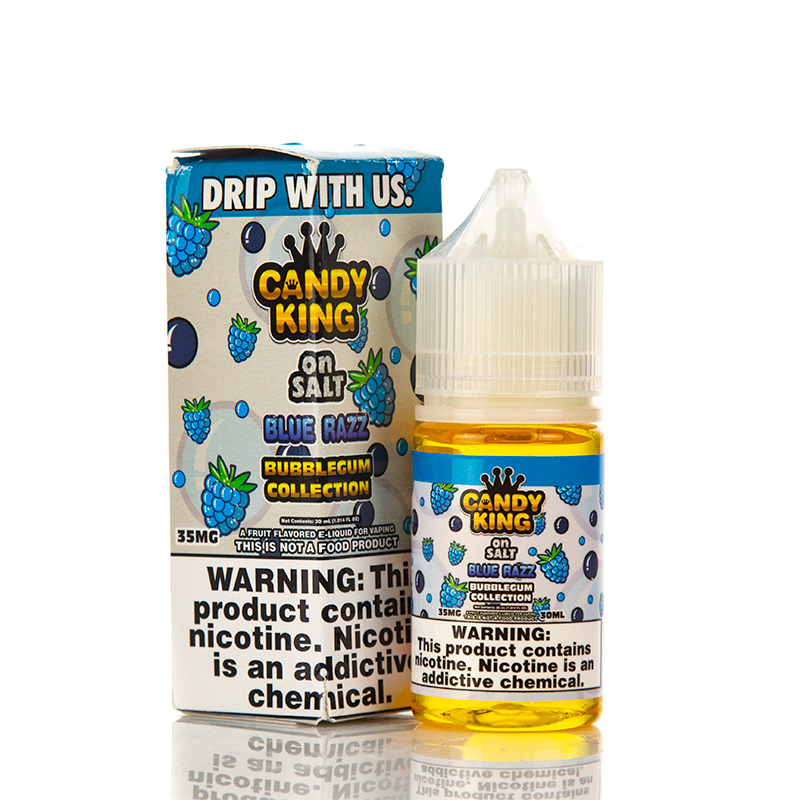 Жидкость Candy King Bubblegum Collection On Salt - Blue Razz, 30 мл