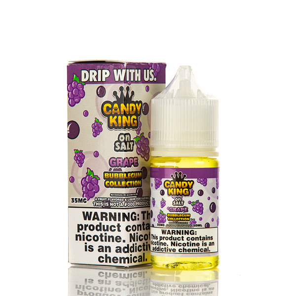 Жидкость Candy King Bubblegum Collection On Salt - Grape, 30 мл