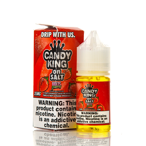 Жидкость Candy King On Salt - Belts Strawberry, 30 мл