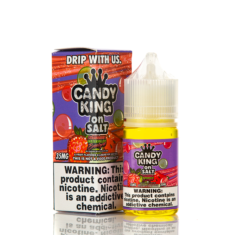 Жидкость Candy King On Salt - Strawberry Watermelon Bubblegum, 30 мл