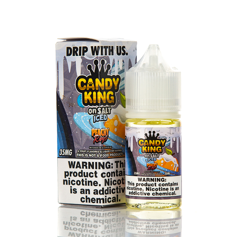 Рідина Candy King On Salt ICED - Peachy Rings, 30 мл