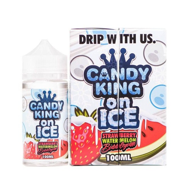 Жидкость Candy King Strawberry Watermelon on ice, 100 мл
