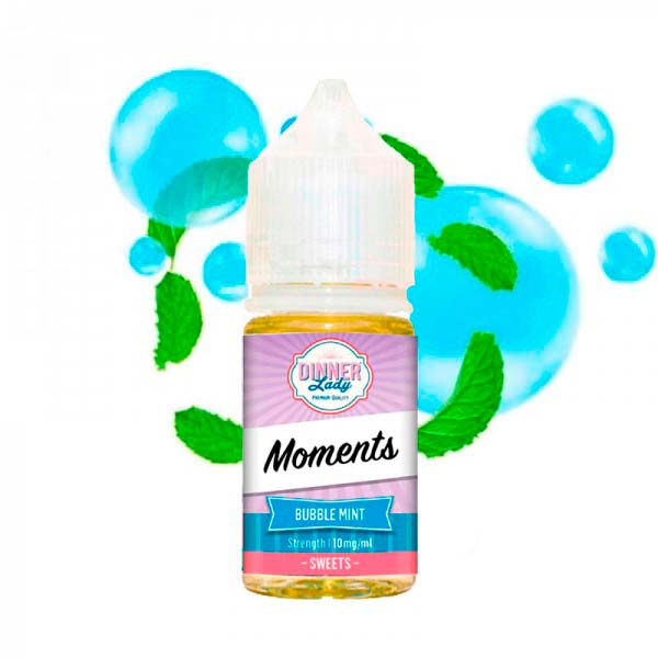 Жидкость Dinner Lady Moments Salt Bubble Mint, 30 мл