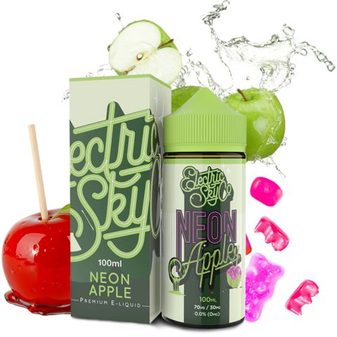 Жидкость Electric Sky Co Neon Apple, 100 мл