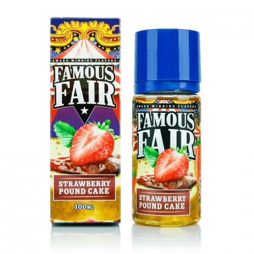 Рідина Famous Fair Strawberry Pound Cake, 100 мл