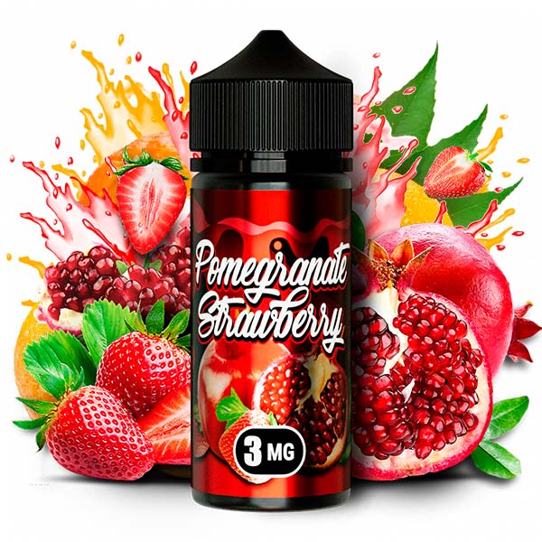 Жидкость Flamingo Pomegranate Strawberry, 100 мл