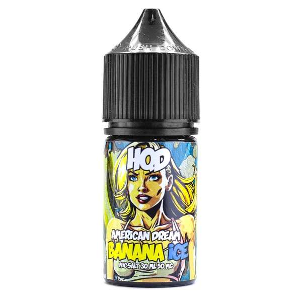 Жидкость HQD American Dream Banana Ice, 30 мл