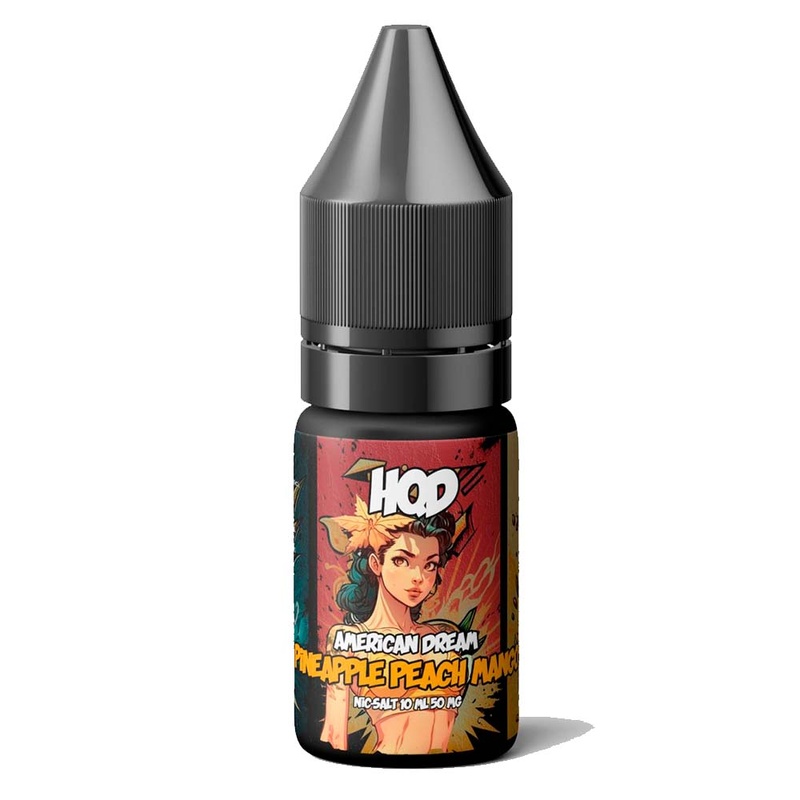 Жидкость HQD American Dream Pineapple Peach Mango, 10 мл