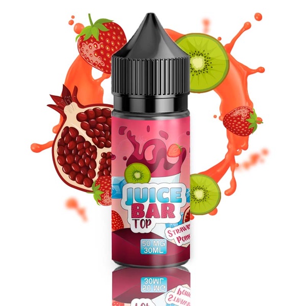 Жидкость Juice Bar TOP Strawberry Kiwi Pomegranate, 30 мл