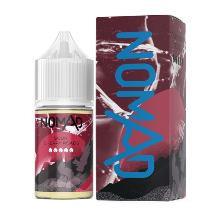Жидкость Nomad Salt Ice Peak Sour Cherry Roads, 30 мл
