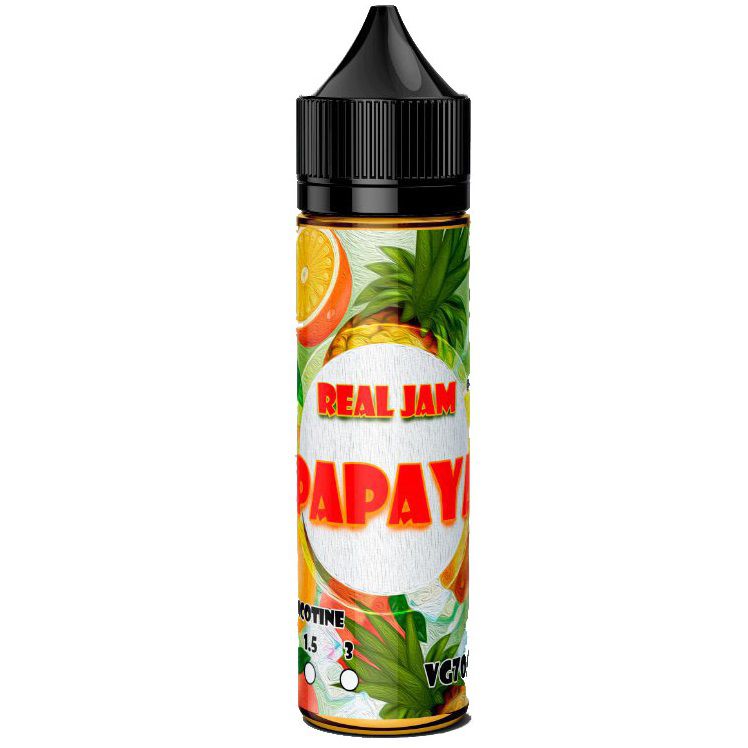 Жидкость Real Jam Papaya, 60 мл