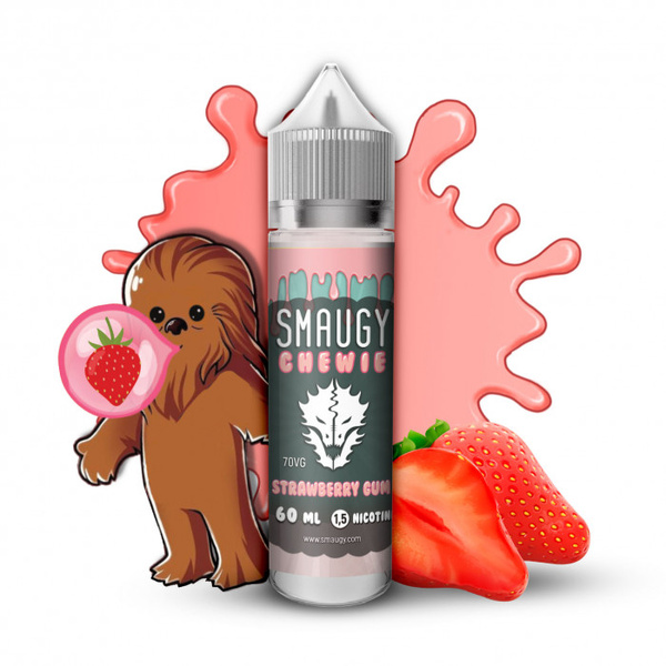 Жидкость Smaugy Strawberry Gum, 60 мл